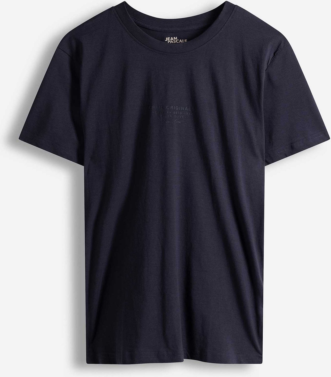 T-Shirt - einfarbig - dunkelblau