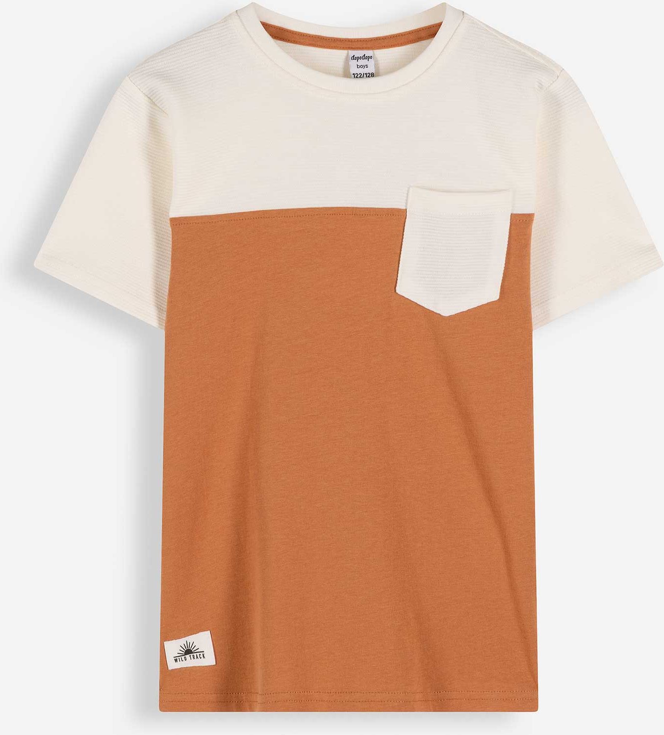 T-Shirt - Color-Blocking - orange