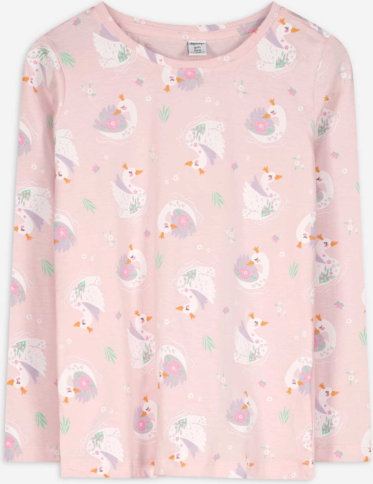 Thumbnail - Shirt - Allover-Print - rosa