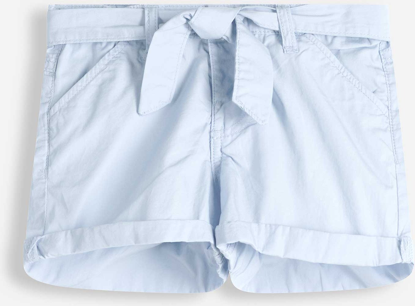 Shorts - Gürtel - hellblau