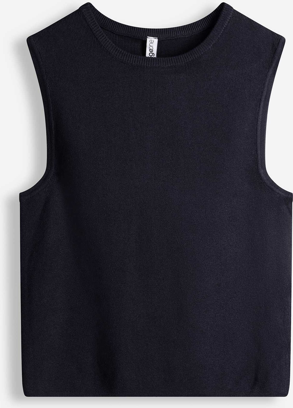 Stricktop - Feinstrick - dunkelblau