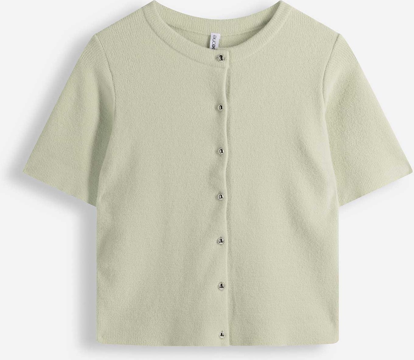 Cardigan - Knopfleiste - hellgrün
