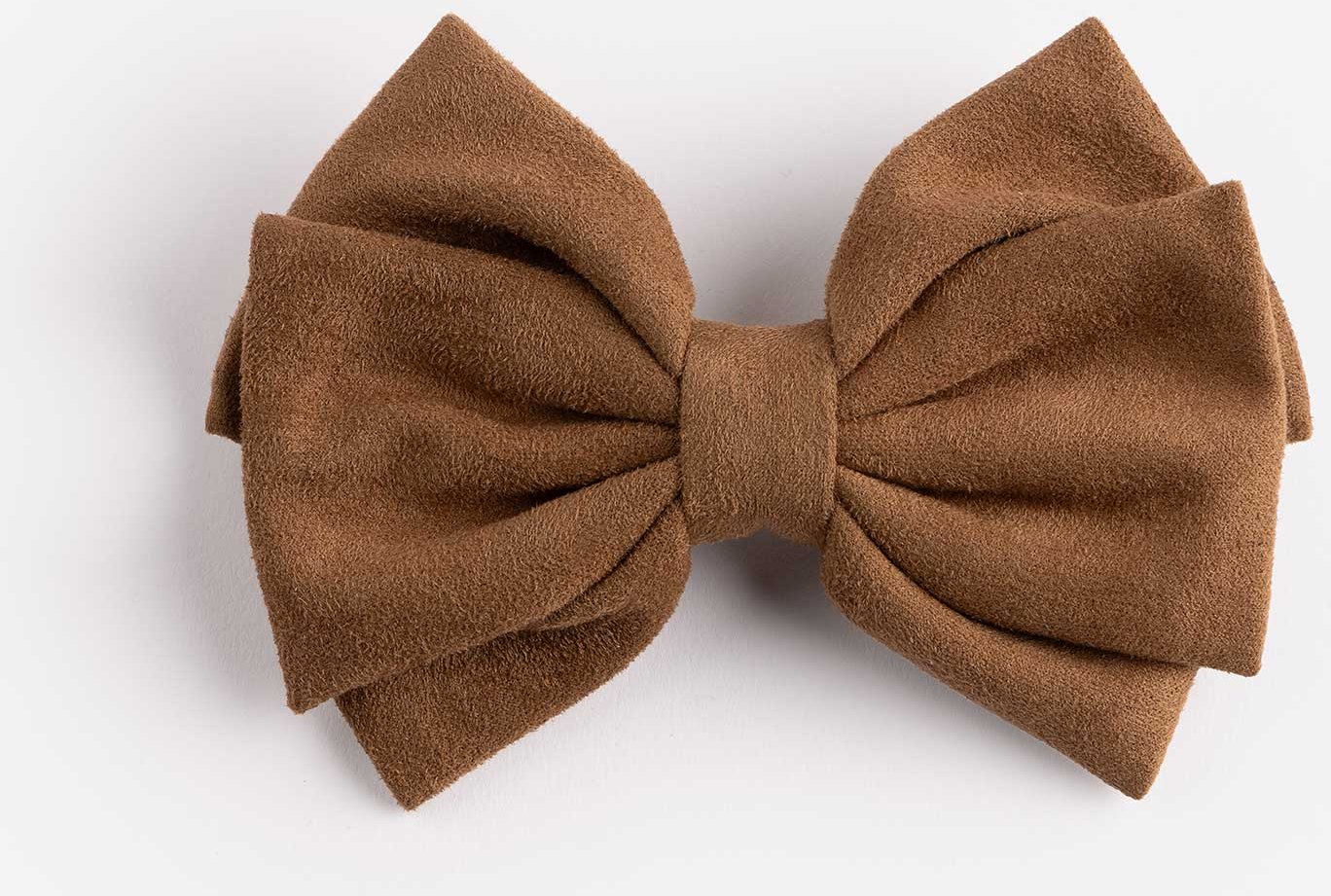 Haarklammer - Schleifen - braun