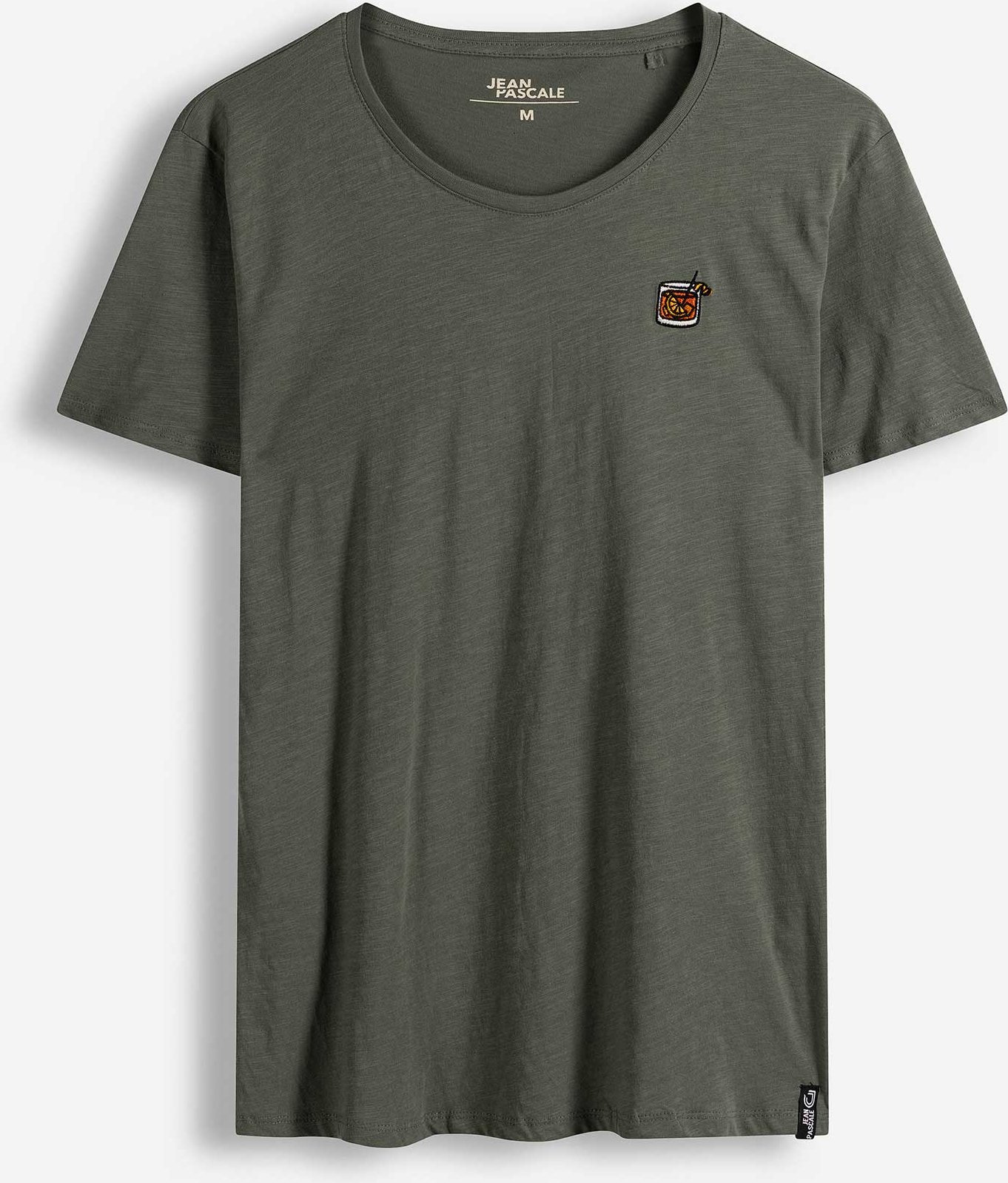 T-Shirt - Stickereien - dunkelgrün