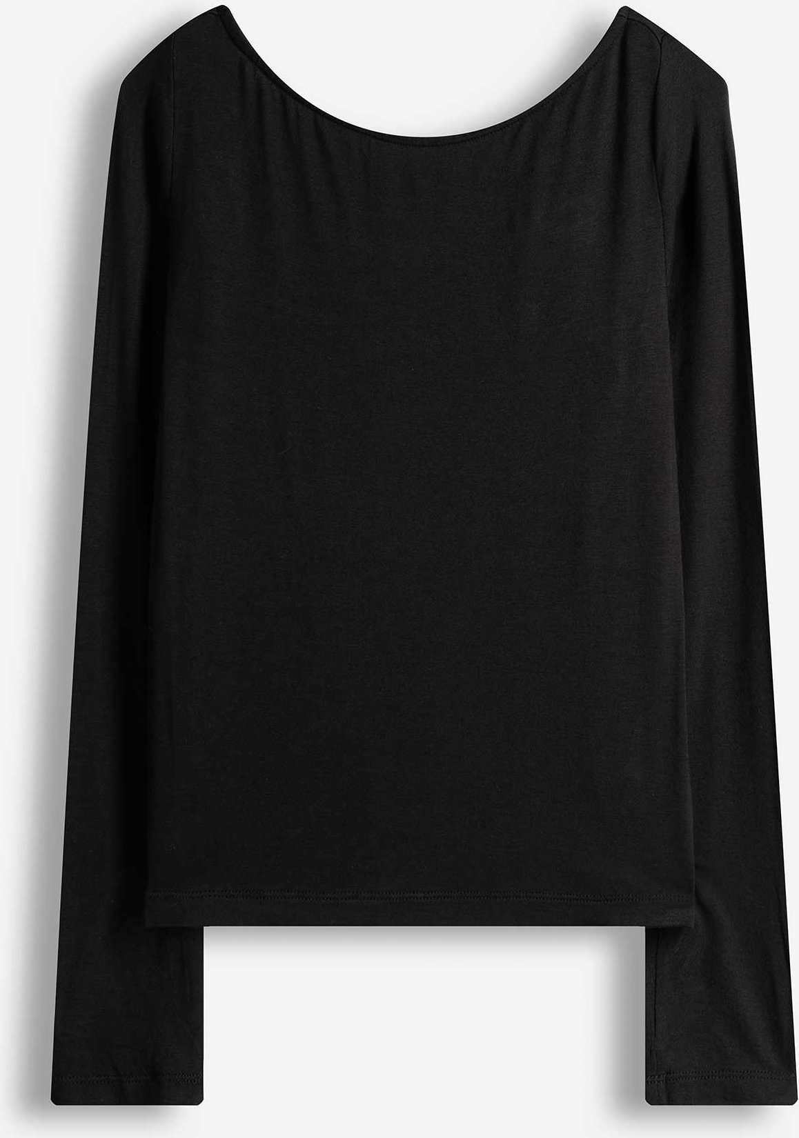 Langarmshirt - Cut-Outs - schwarz