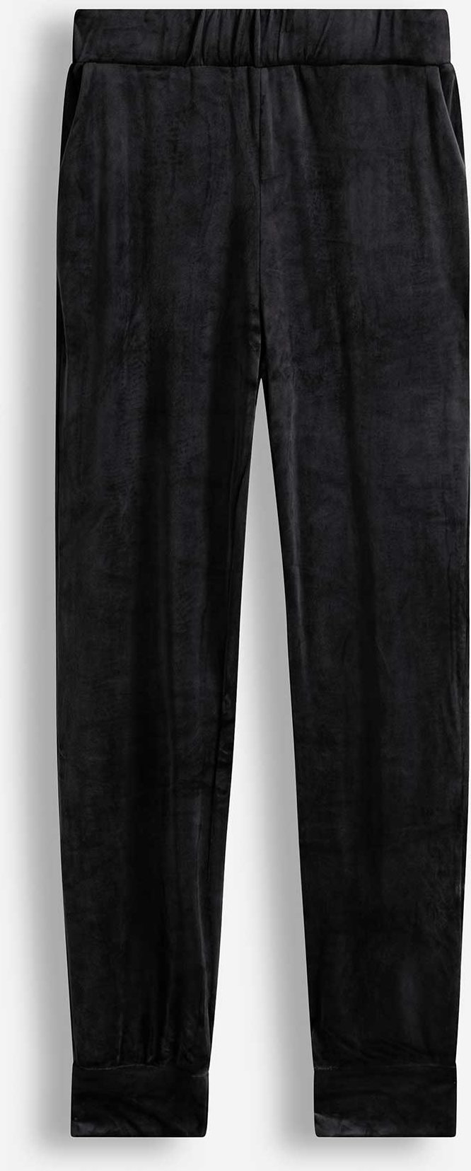 Hose - Samt - schwarz