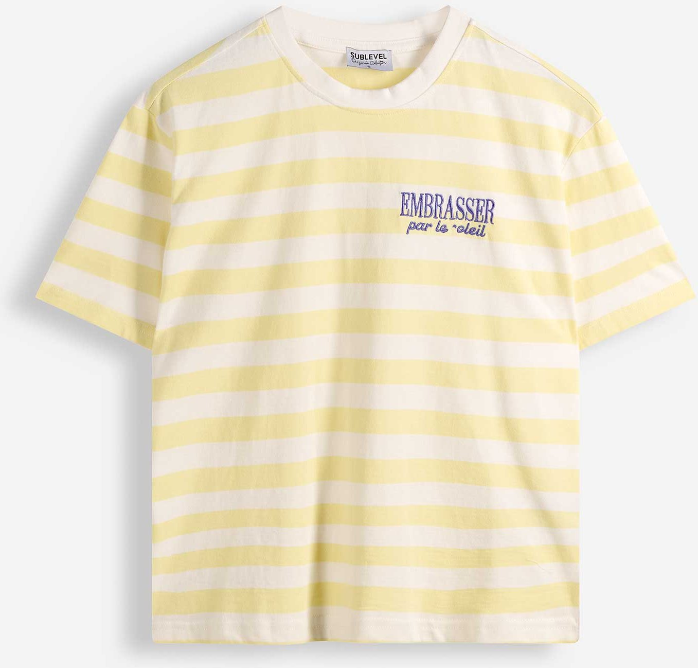 T-Shirt - Frontprint - gelb