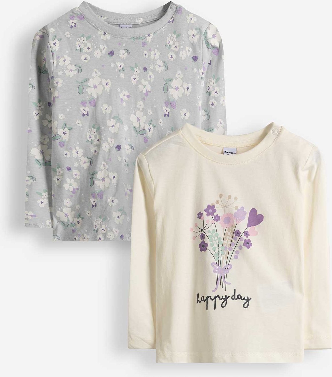 Langarmshirt - 2er-Pack