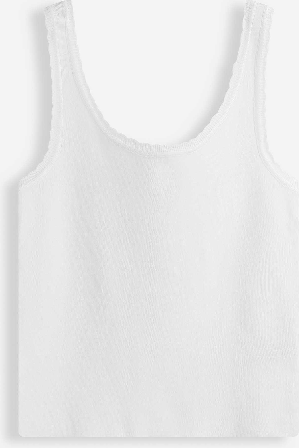 Stricktop - Viskose-Mix - weiß