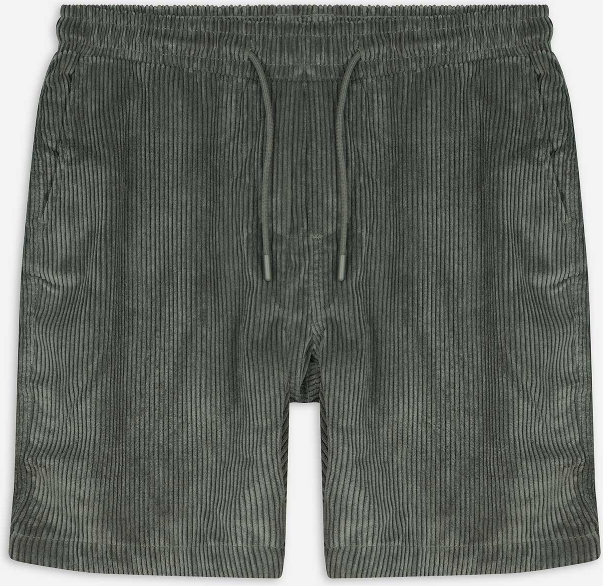 Shorts - Cord - dunkelgrün