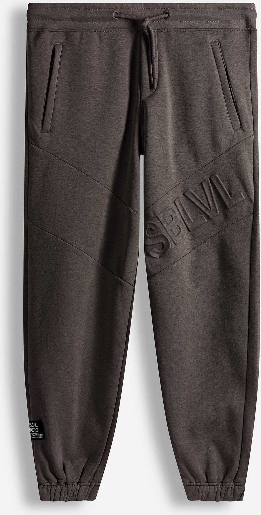 Jogpants - Kontraststreifen - dunkelgrau