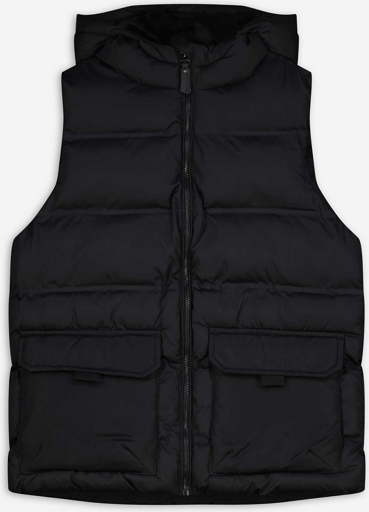 Weste - einfarbig - schwarz