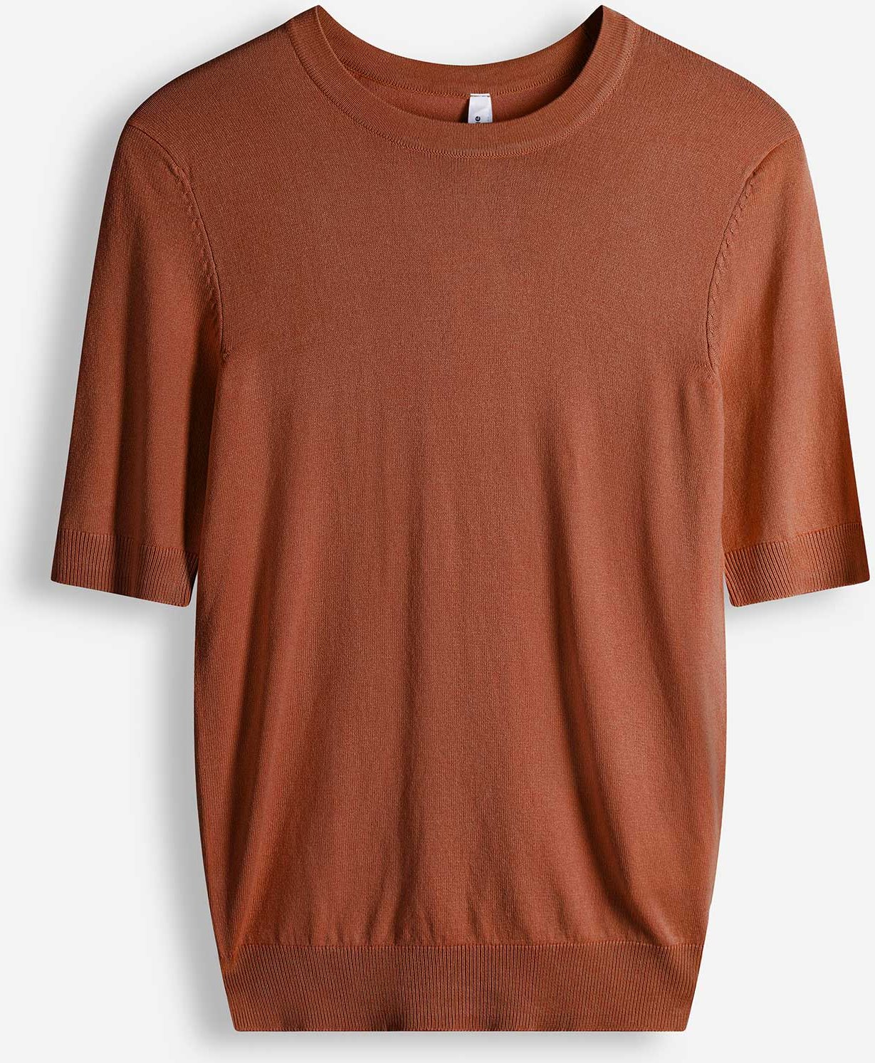 Pullover - Kurze Ärmel - dunkelrot