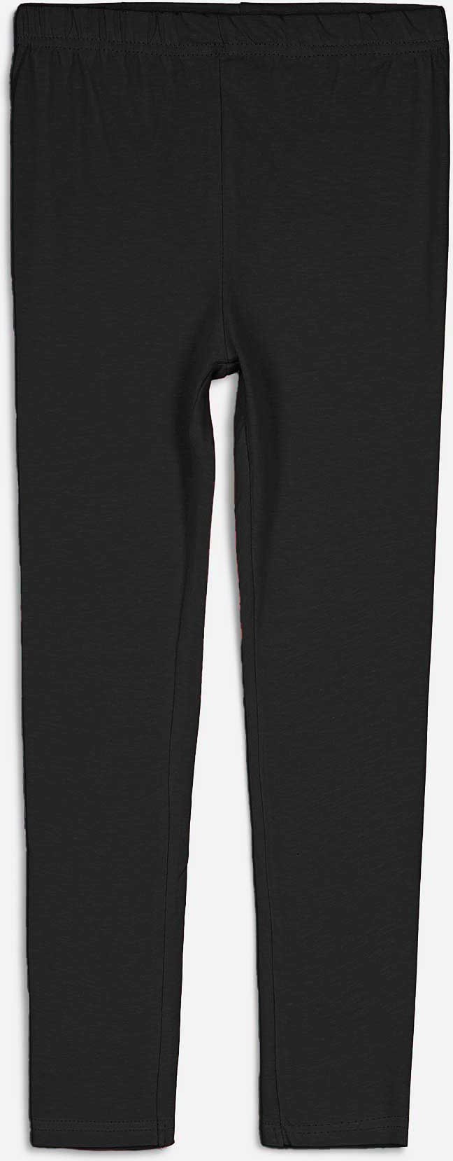 Leggings - Elastischer Bund - schwarz