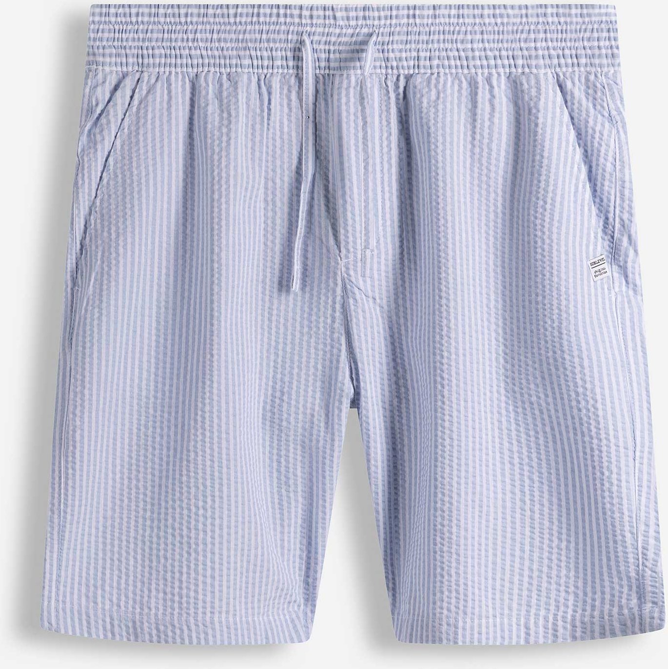 Shorts - Streifen - hellblau
