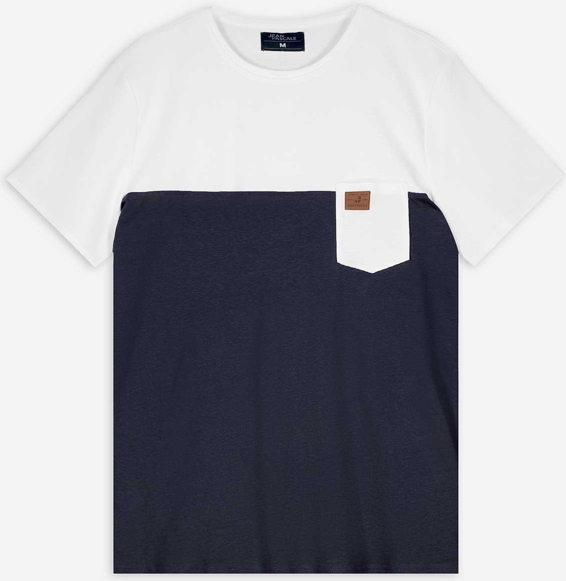 T-Shirt - Brusttasche - dunkelblau