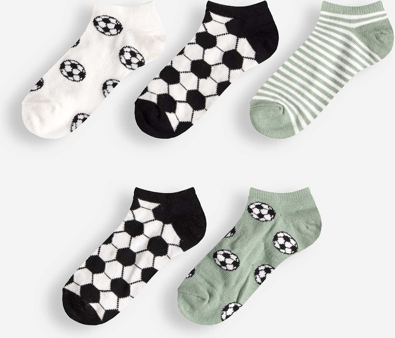 Sneakersocken - 5er-Pack