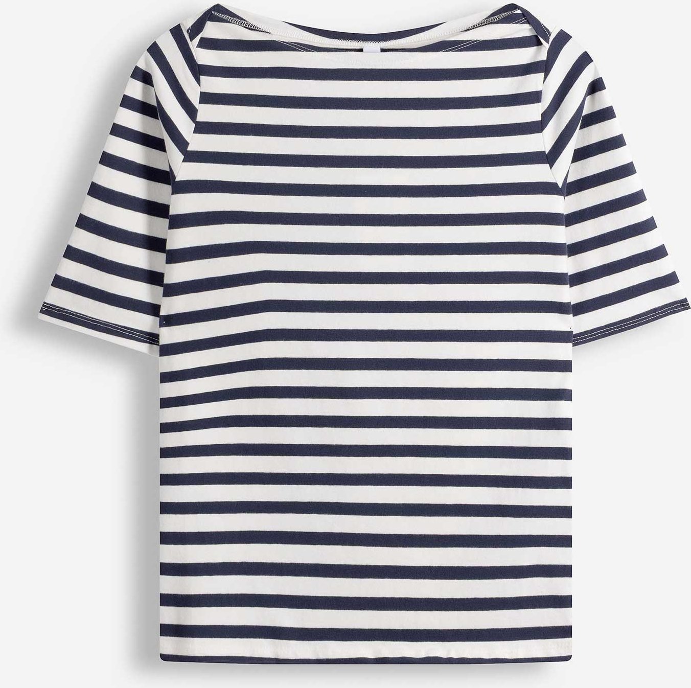 T-Shirt - Streifen - dunkelblau