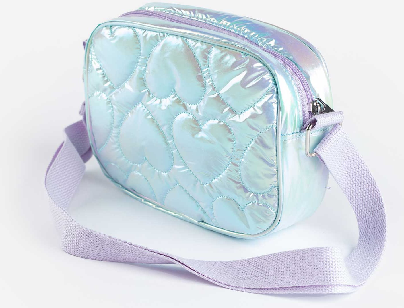 Umhängetasche - Steppmuster - bronzefarben