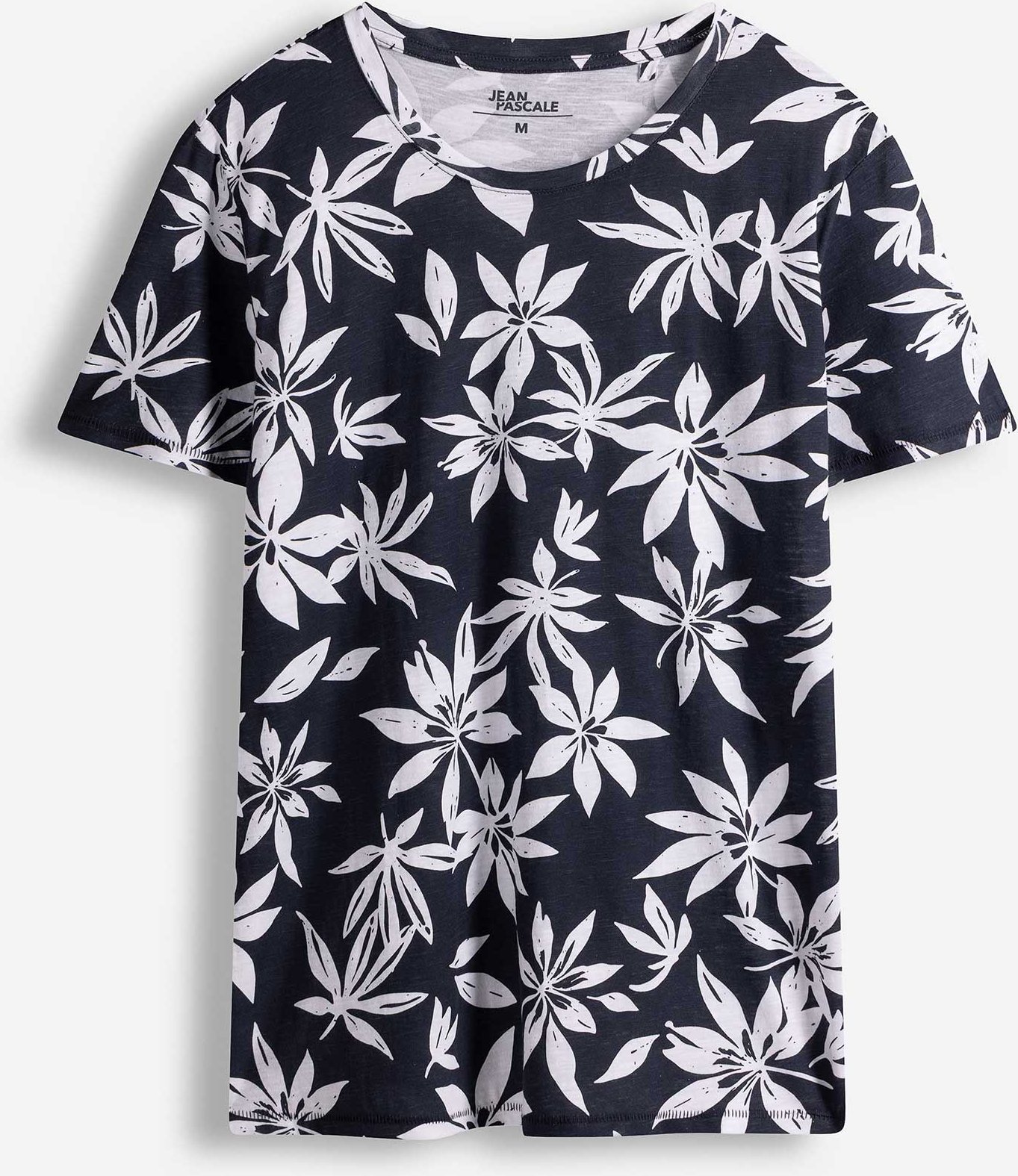 T-Shirt - Allover-Print - weiß