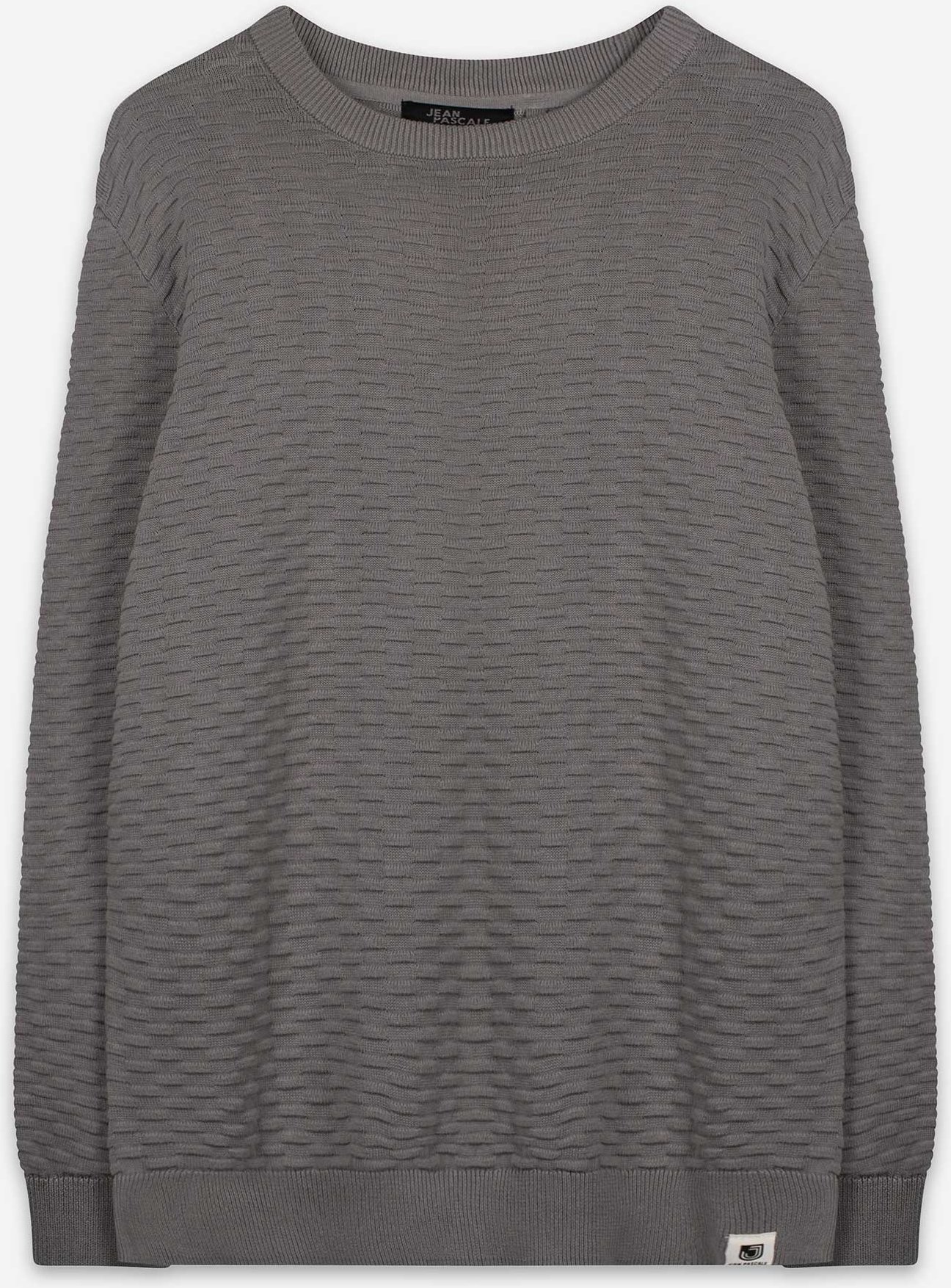 Pullover - Baumwolle - grau