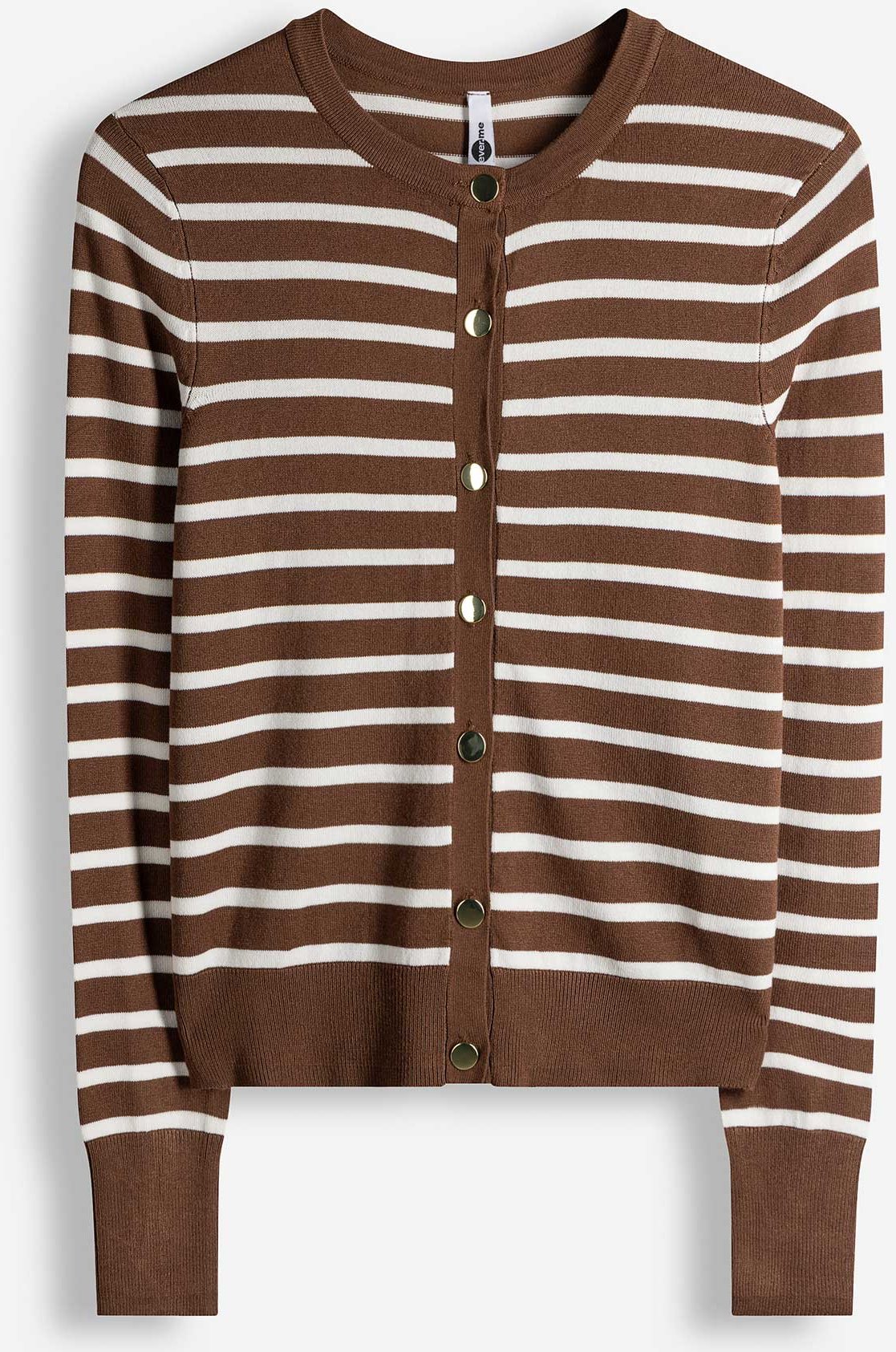 Cardigan - Knopfleiste - braun