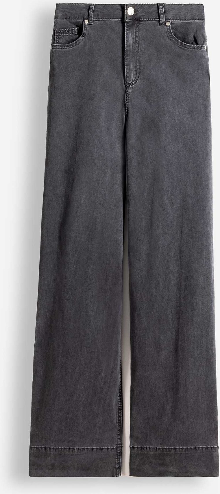 Jeans - Wide Fit - grau