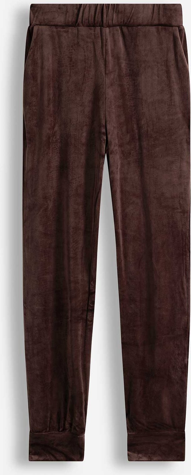 Thumbnail - Hose - Samt - dunkelbraun