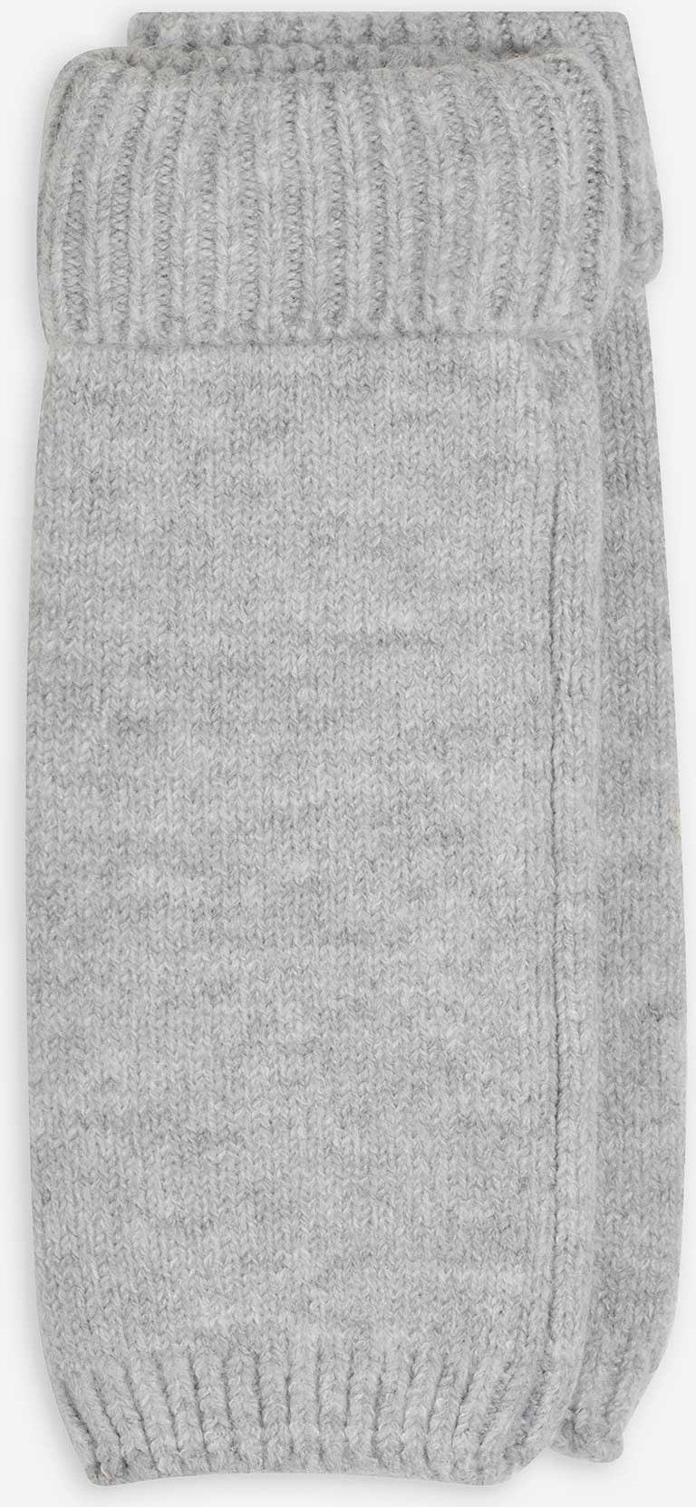 Halbhandschuh - einfarbig - hellgrau