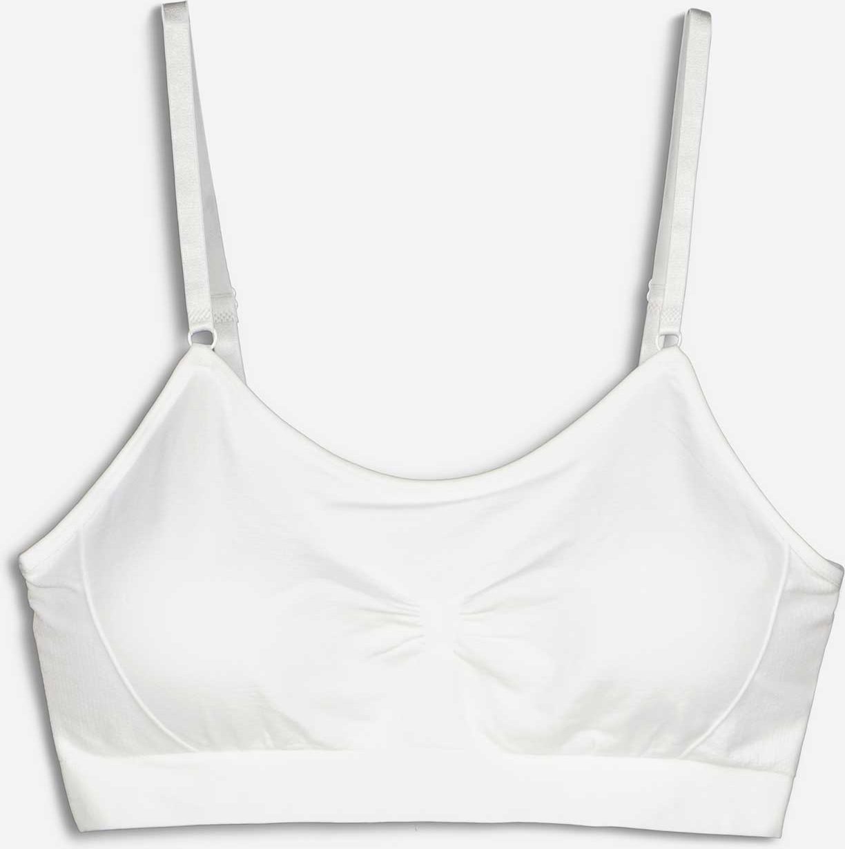 Bustier - überwiegend nahtlos - weiß