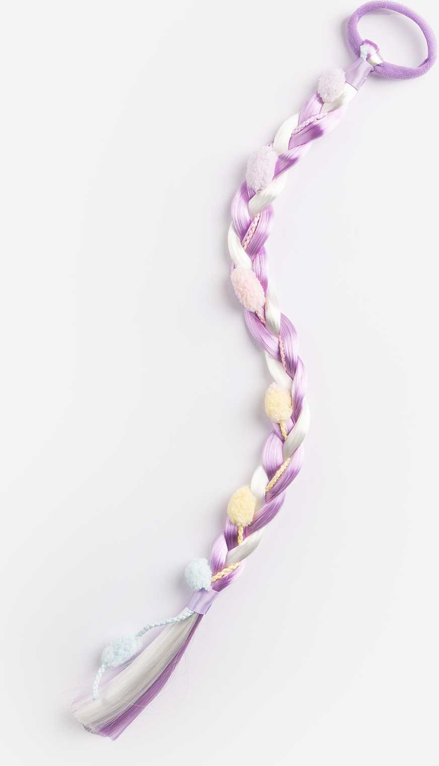 Haargummi - Mehrfarbiges Design - lila