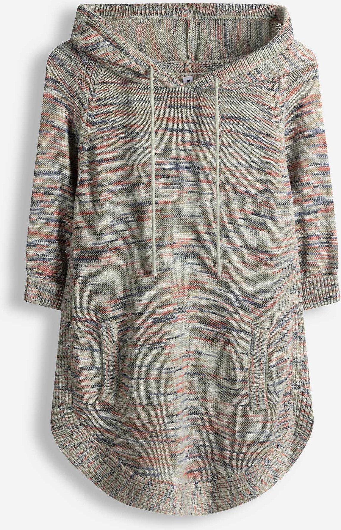 Hoodie - Dreiviertelärmel - grün