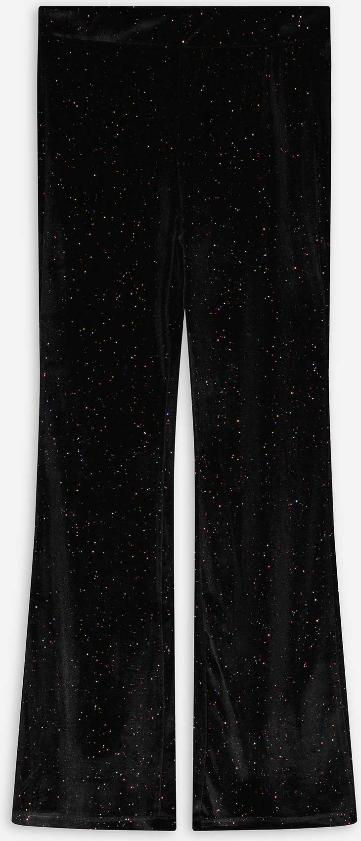 Hose - Glitzerprint - schwarz