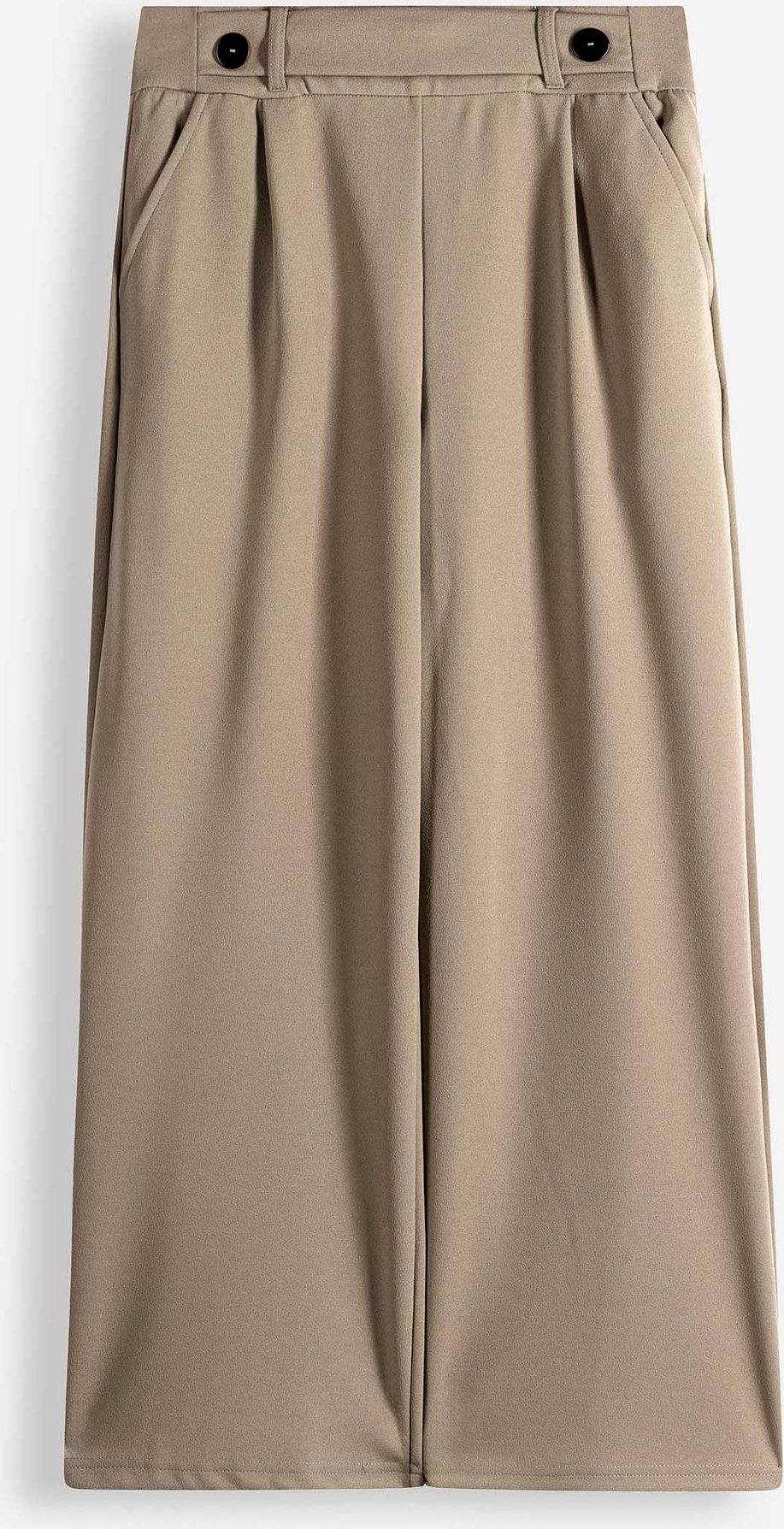 Hose - Elastischer Verschluss - braun