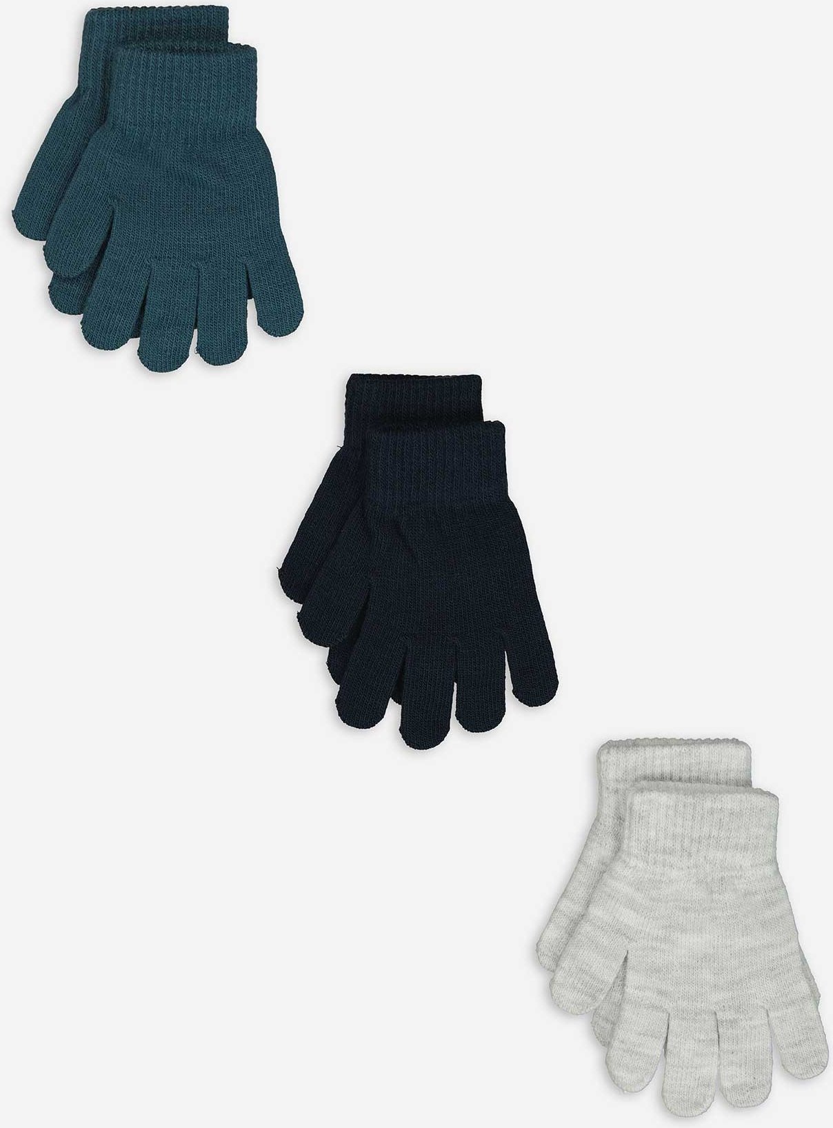 Handschuhe - 3er-Set - dunkelblau