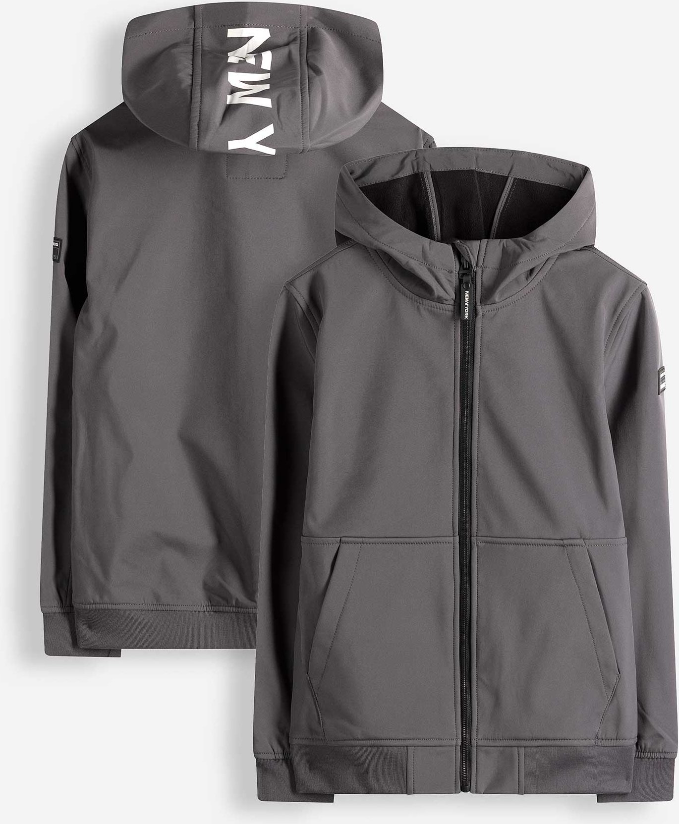 Softshelljacke - Wasserabweisend - dunkelgrau