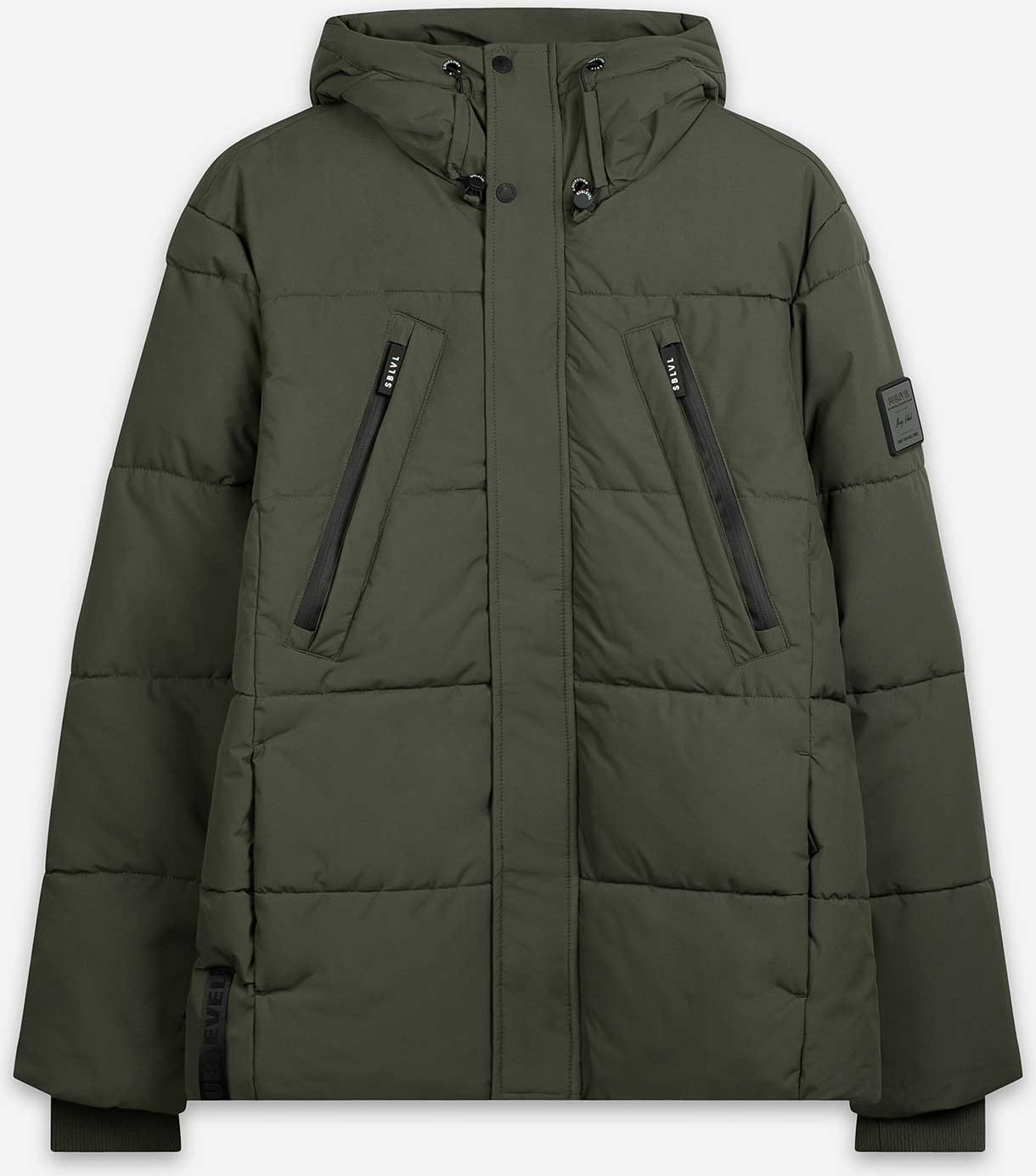 Jacke - Kapuze mit Tunnelzug - dunkelgrün