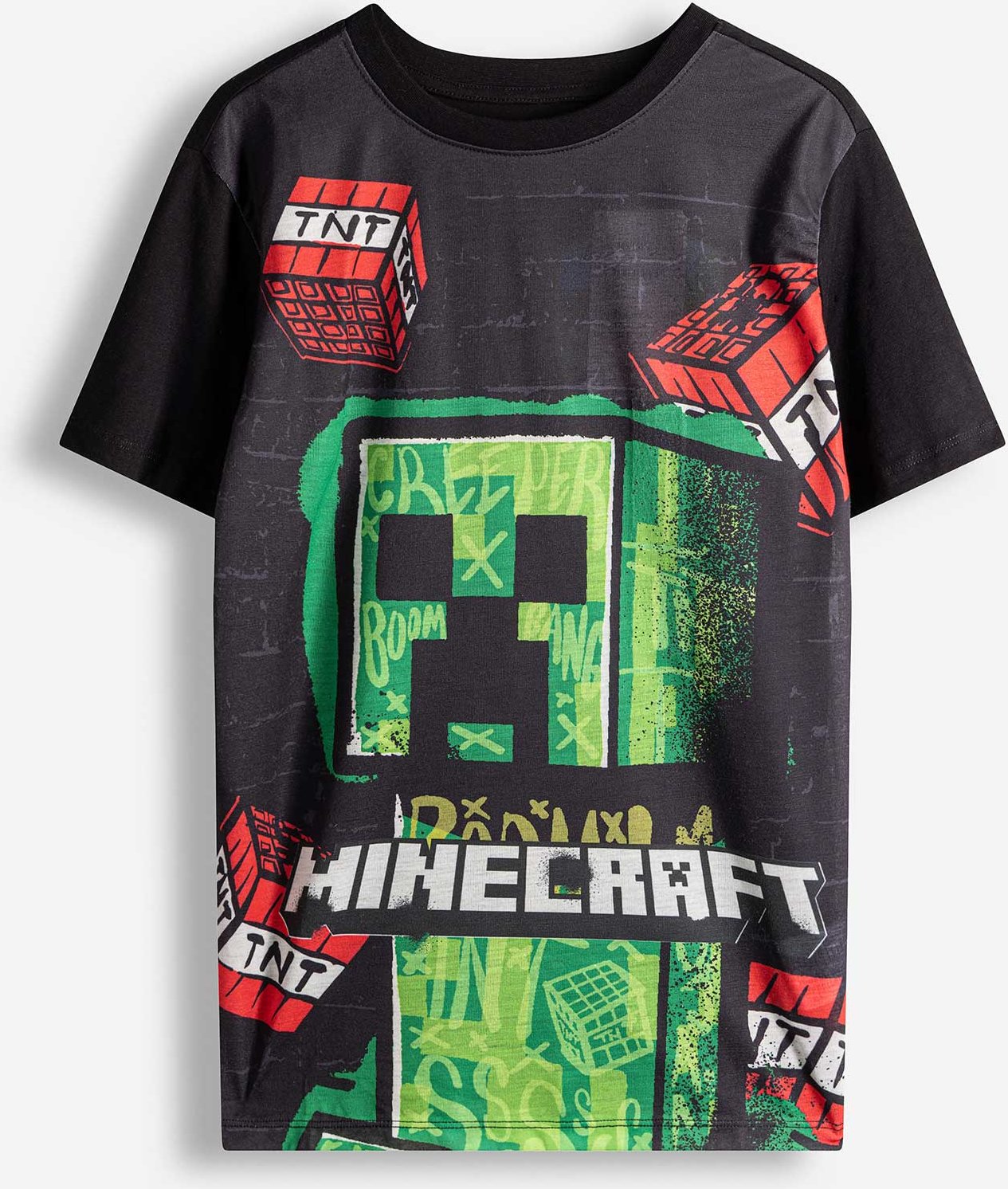 T-Shirt - Minecraft - schwarz