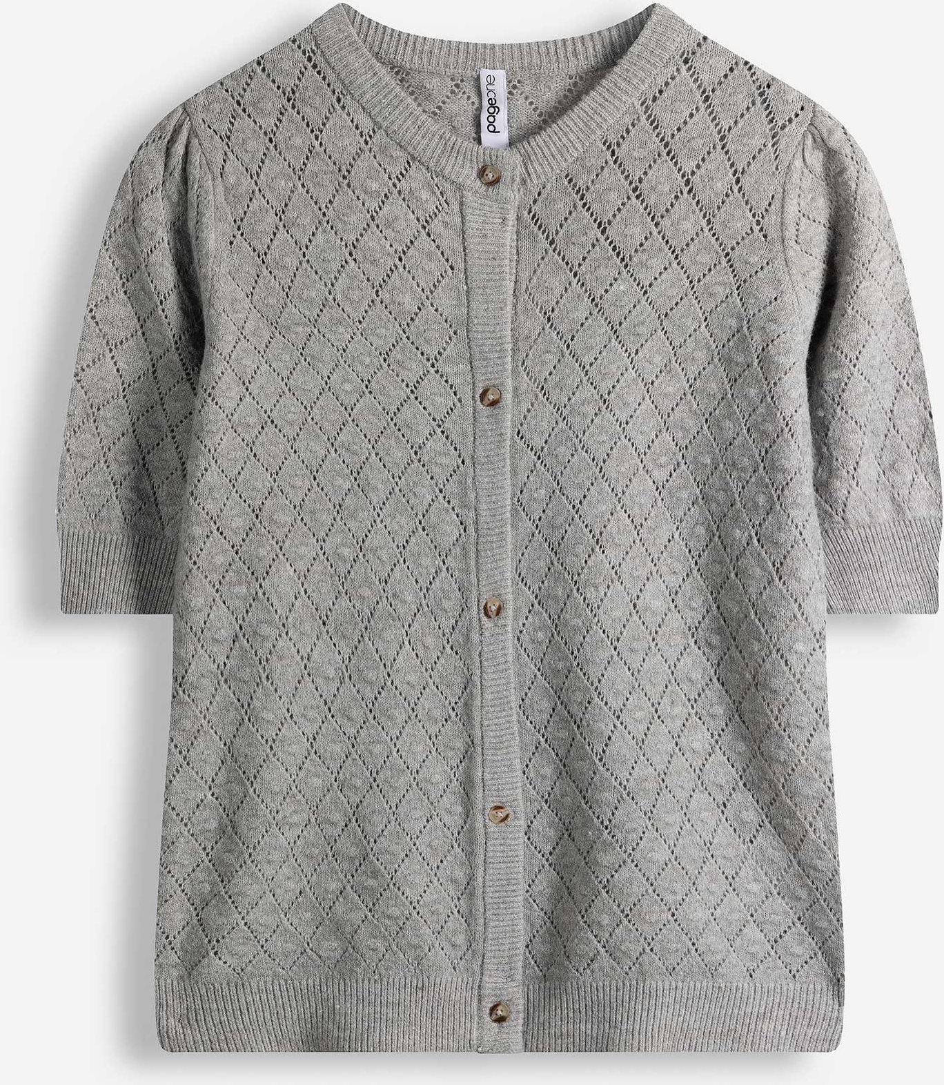 Cardigan - Knopfleiste - grau