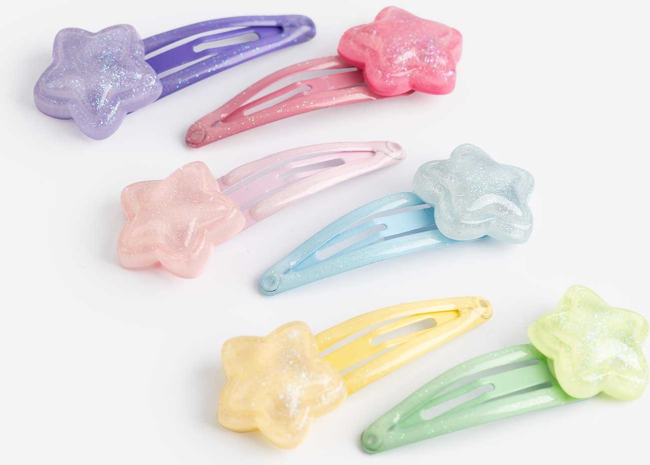 Haarklammer - 6er-Pack - bronzefarben