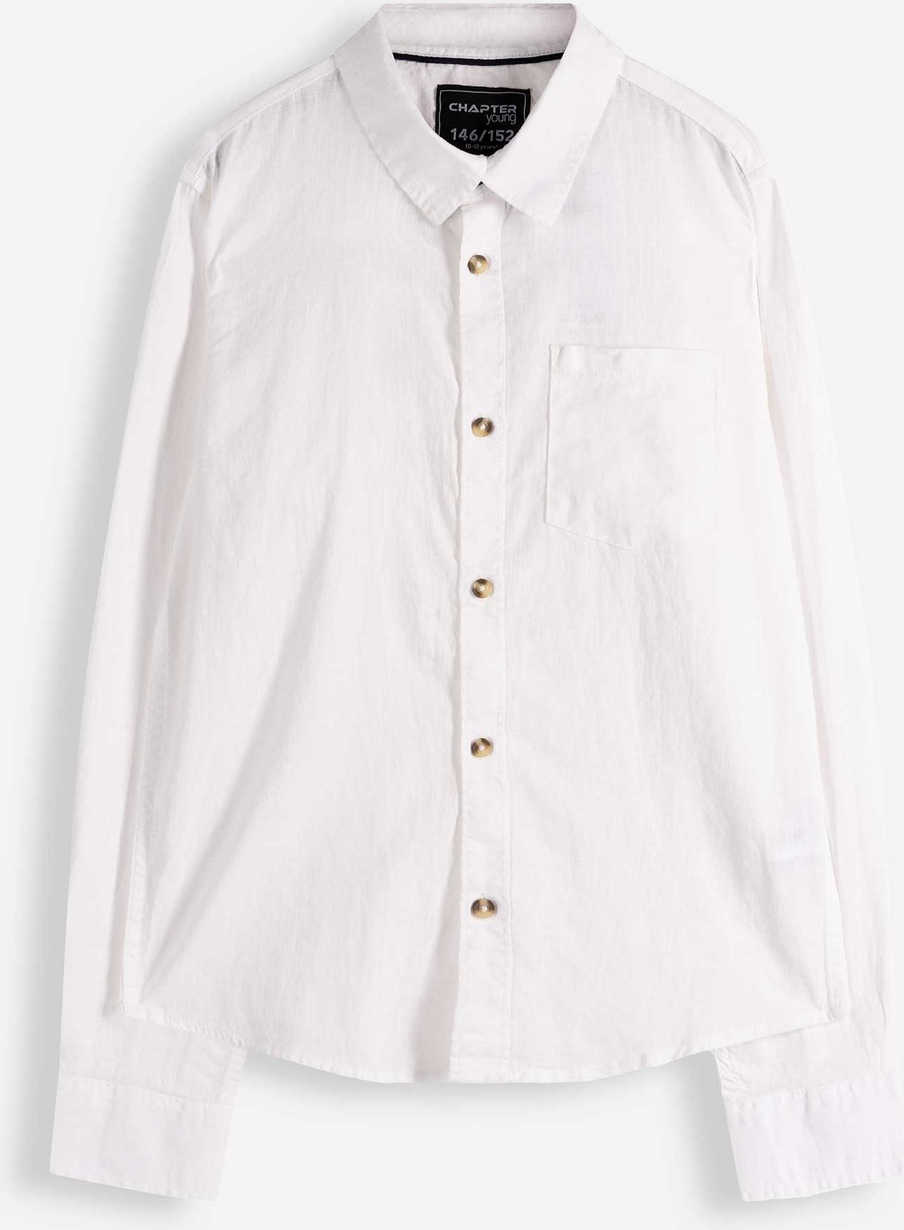 Hemd - Leinen - weiß