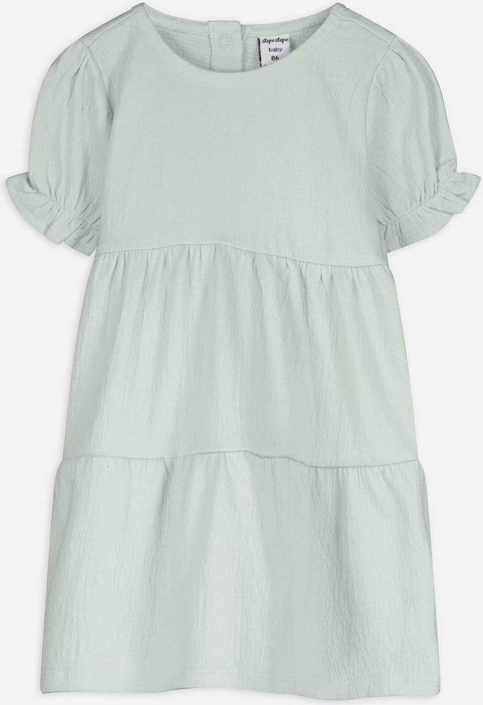 Kleid - einfarbig - hellgrün