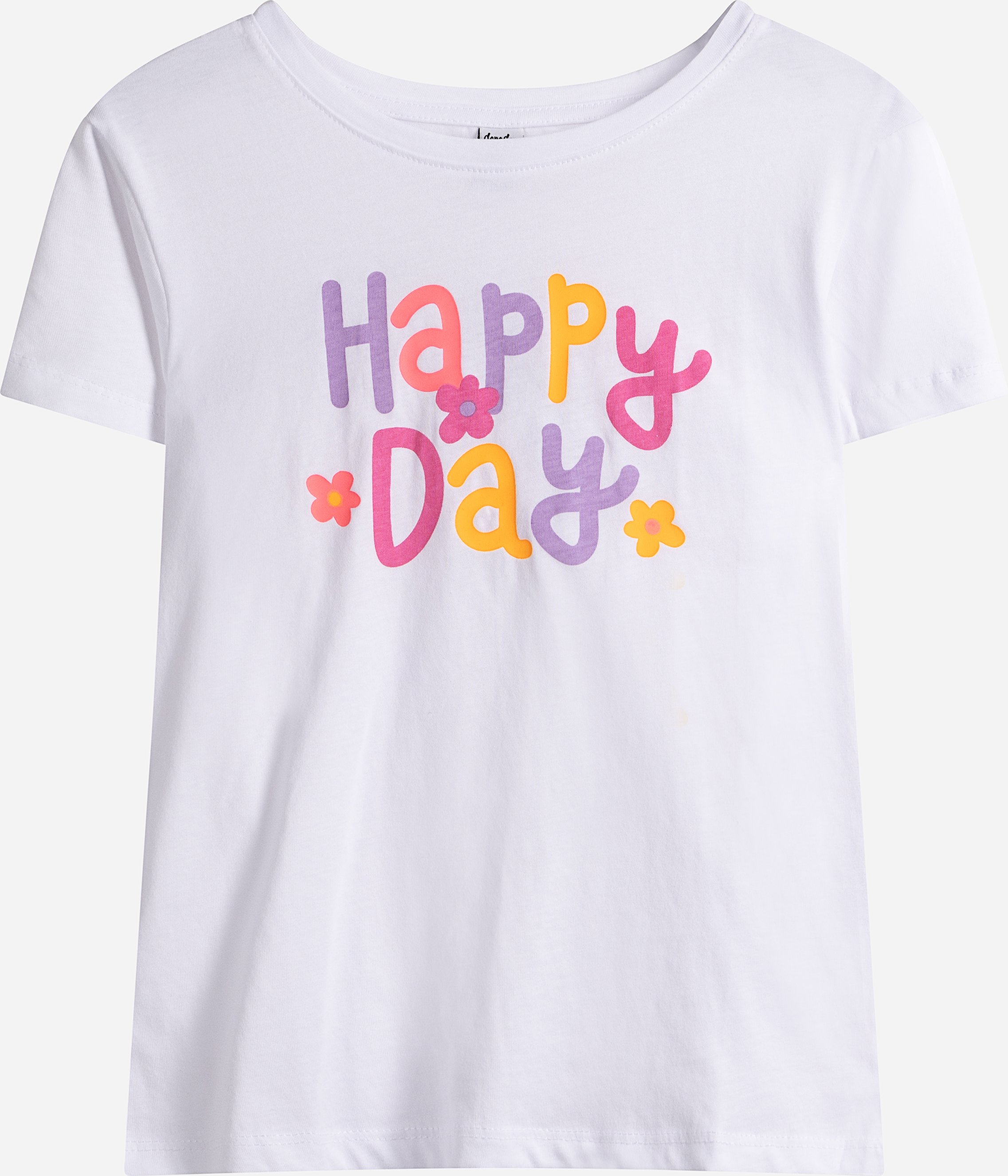 T-Shirt - Frontprint - weiß