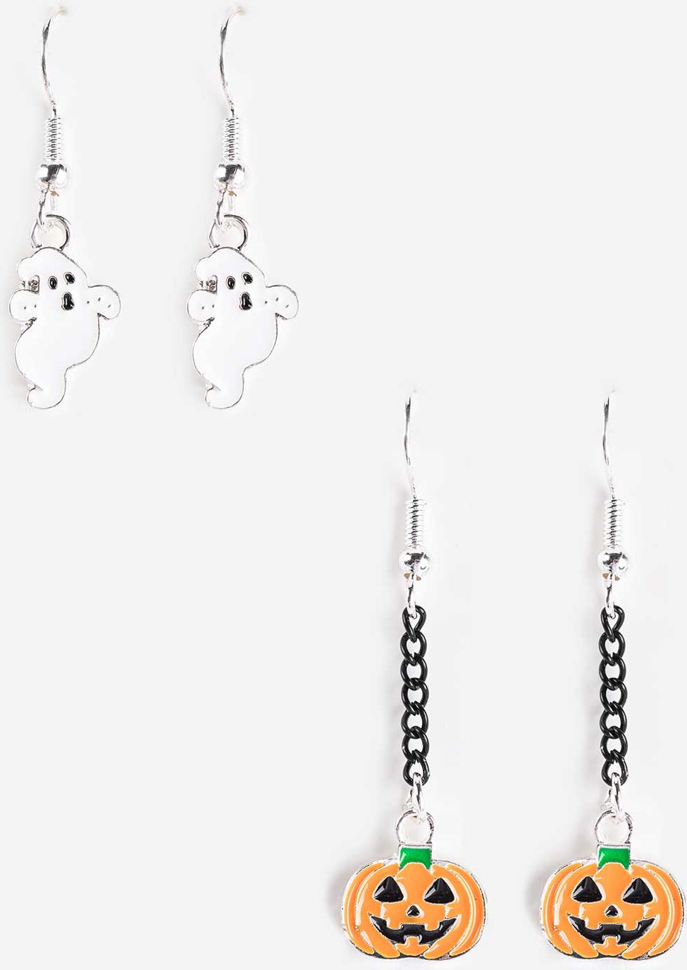 Ohrringe - 2er-Pack - schwarz