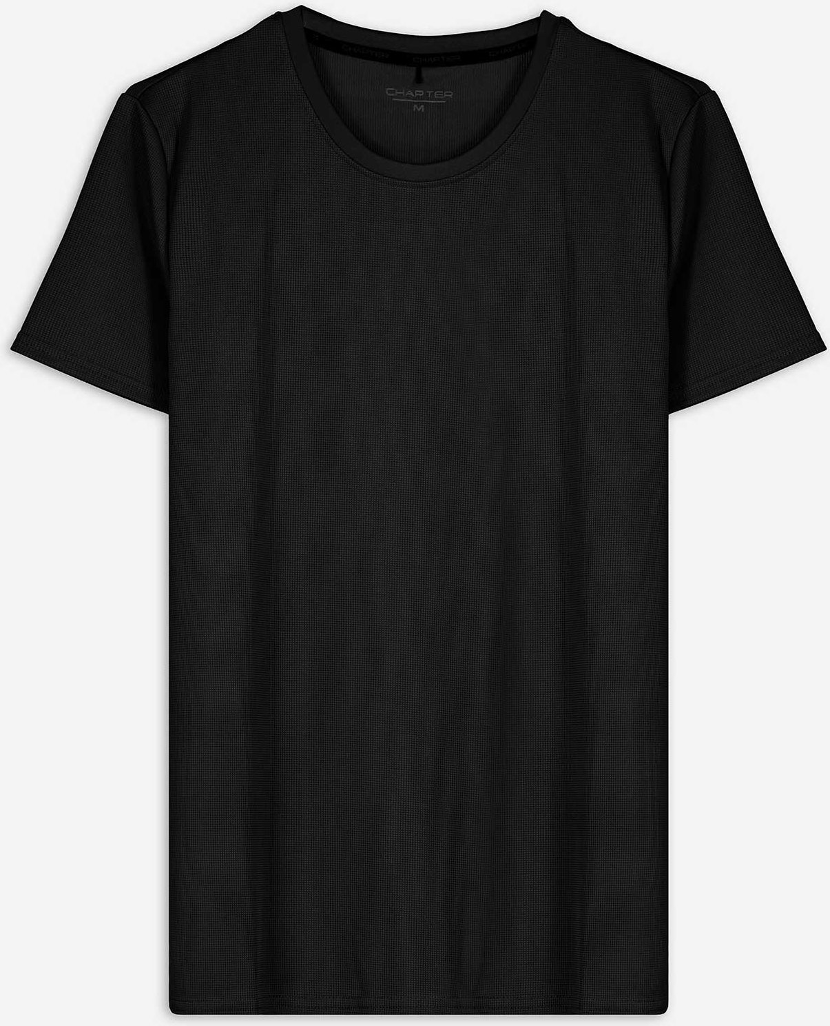 T-Shirt - einfarbig - schwarz