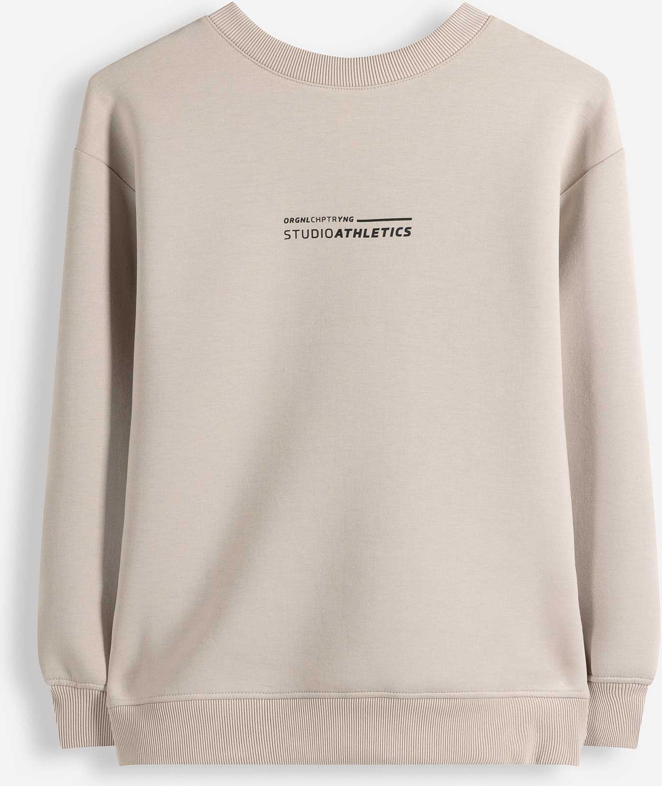Thumbnail - Sweatshirt - Scuba - beige