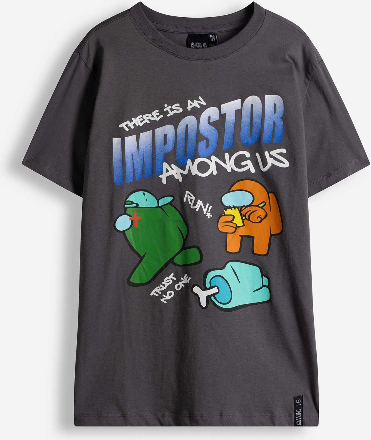 T-Shirt - Among US - dunkelgrau