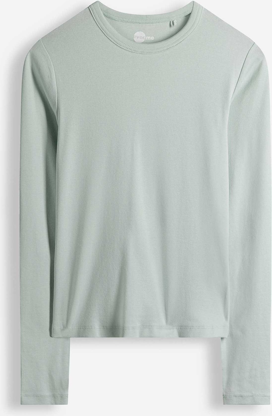 Langarmshirt - Modal-Anteil - türkis