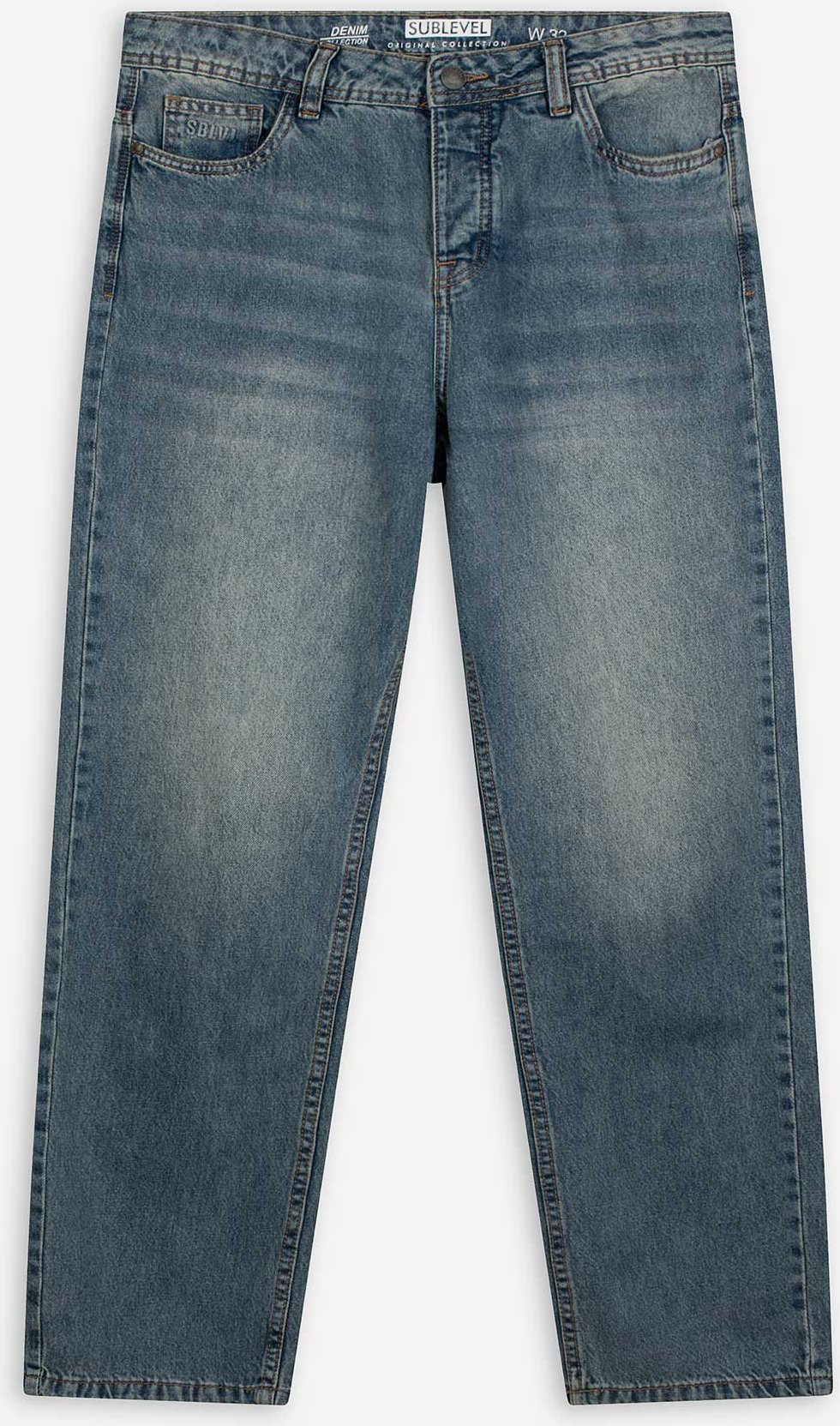 Jeans - Wascheffekte - blau