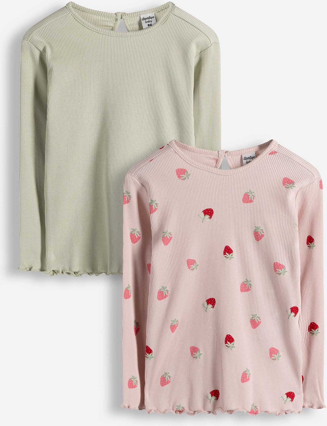 Langarmshirt - 2er-Pack